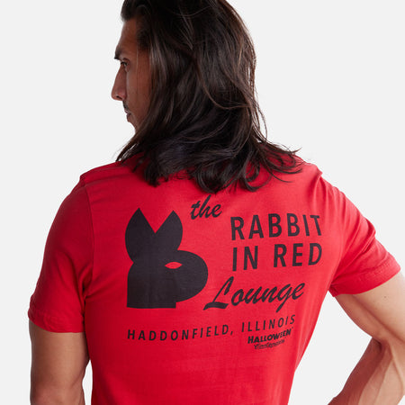 HALLOWEEN RABBIT IN RED SHIRT