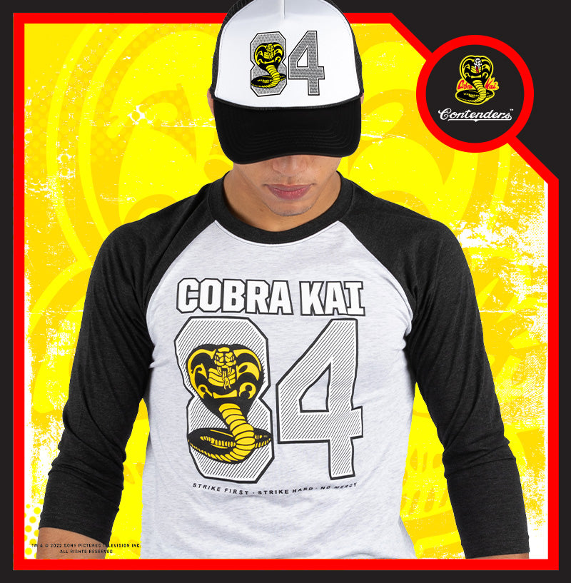 Contenders Clothing Cobra Kai Bite Like An Eagle Short Sleeve Shirt | Action Fiction | T-Shirt