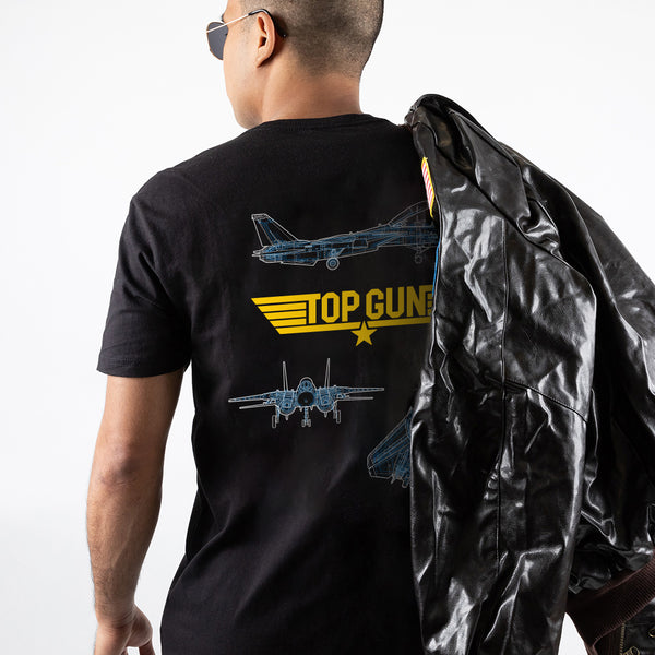 Top Gun Cool Your Jets Men's Yellow T Shirt