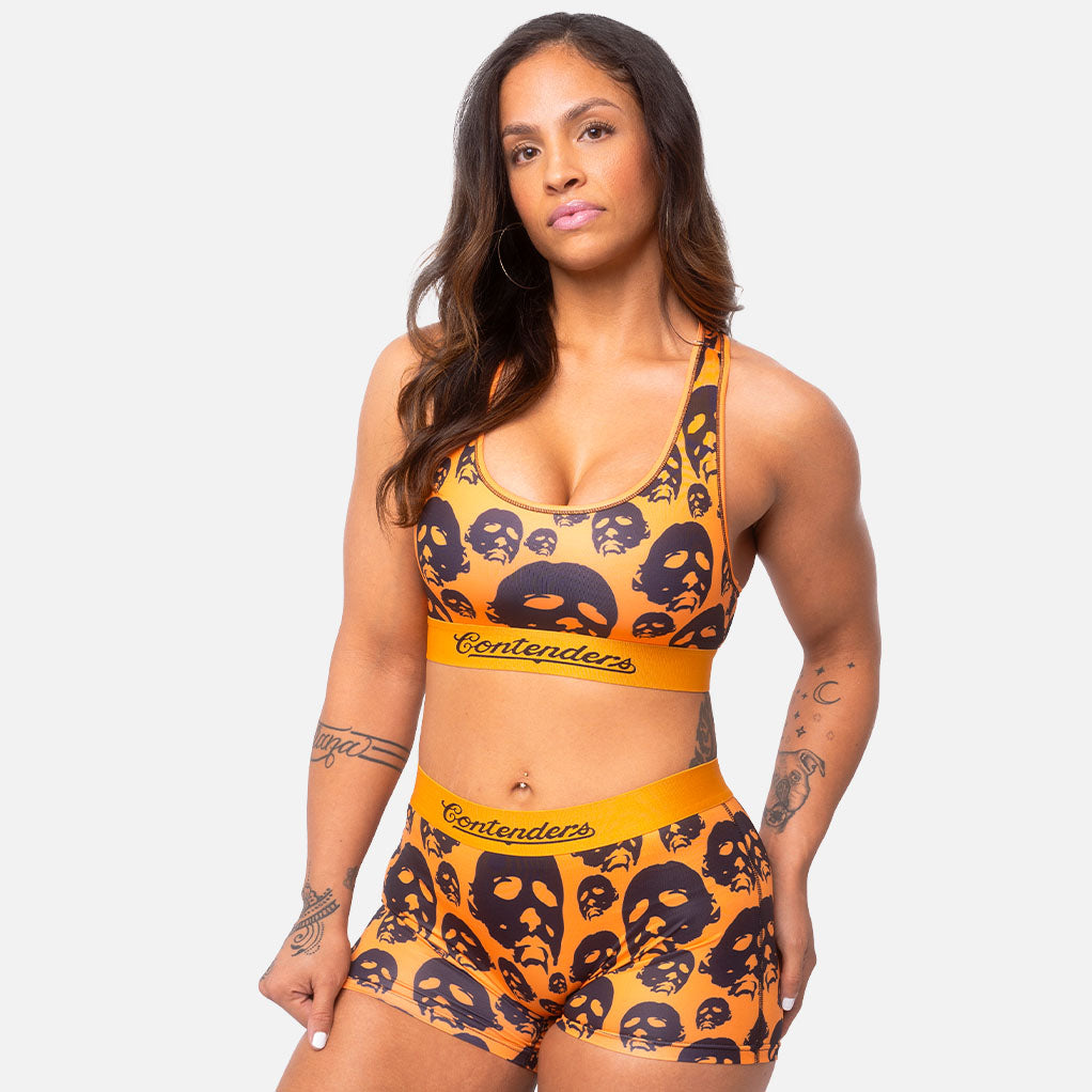 HALLOWEEN MASK OFF BOY SHORT