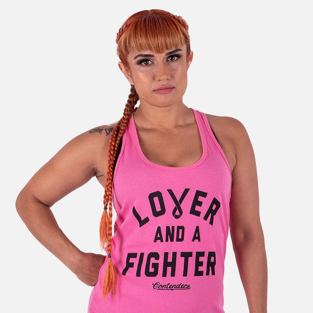 ⇒ Fitness Girl Racerback Tank Top Pink