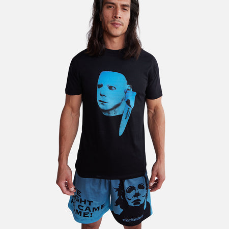 HALLOWEEN THE KNIFE MESH ACTIVE SHORT