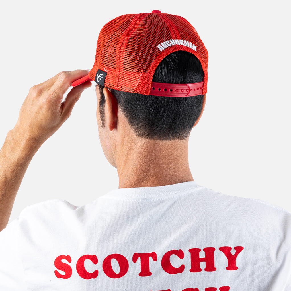ANCHORMAN SCOTCHY TRUCKER SNAPBACK