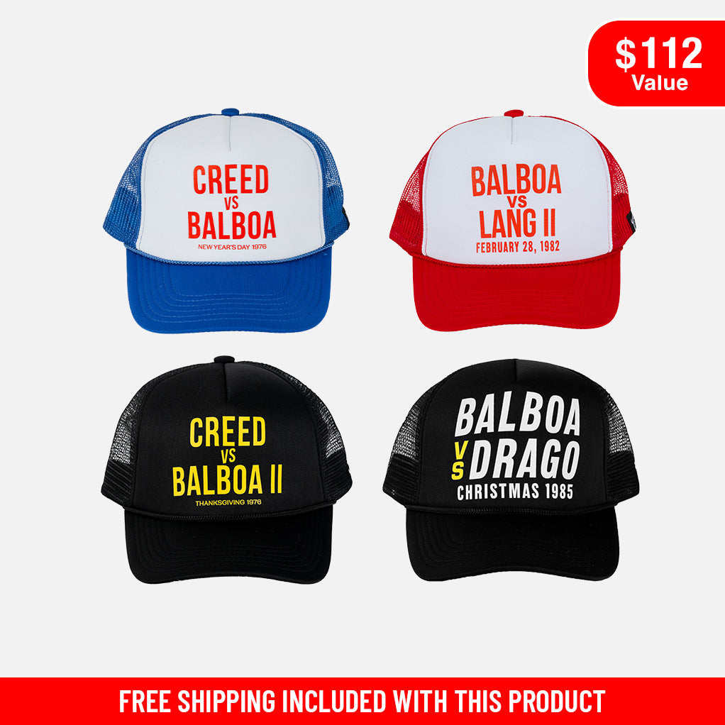 ROCKY POSTER COLLECTION TRUCKER SNAPBACK 4 PACK