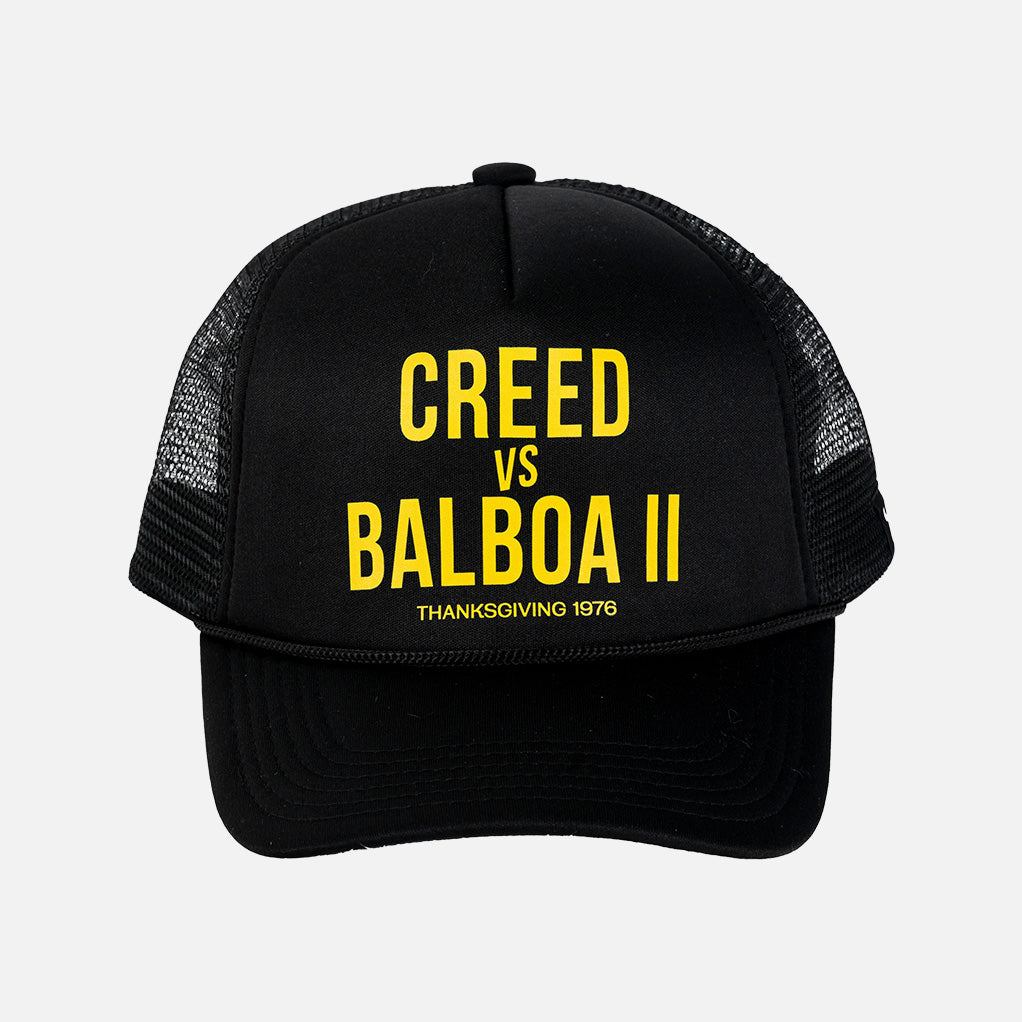 ROCKY REMATCH OF THE CENTURY POSTER TRUCKER SNAPBACK