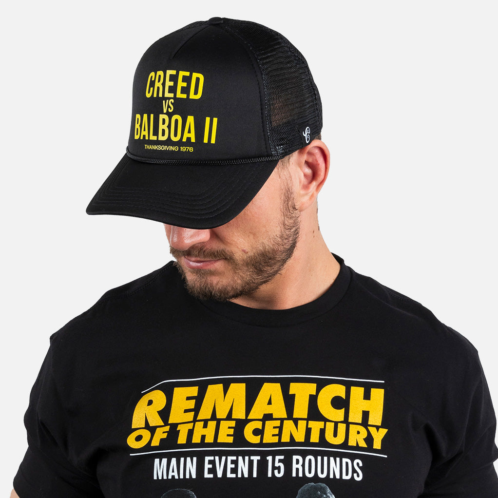 ROCKY REMATCH OF THE CENTURY POSTER TRUCKER SNAPBACK