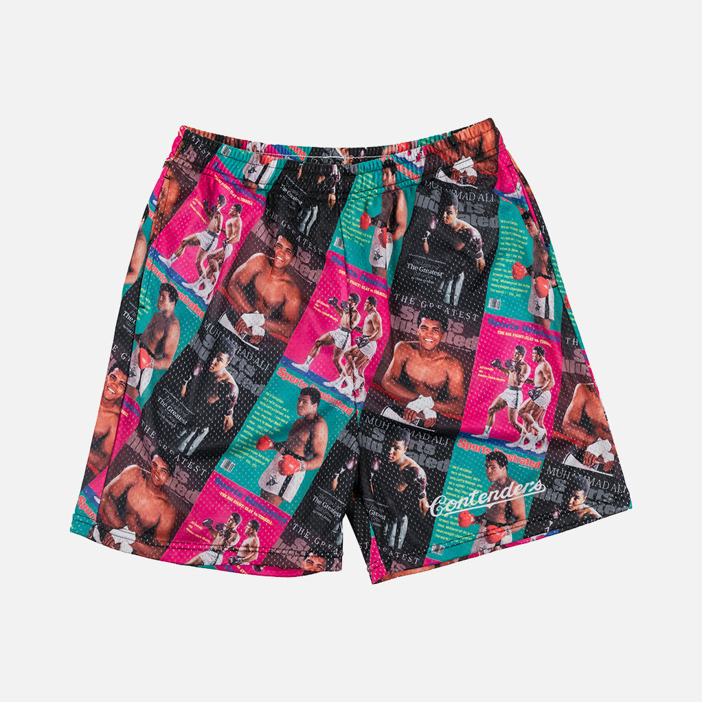 SPORTS ILLUSTRATED x ALI COVERS MESH ACTIVE SHORT