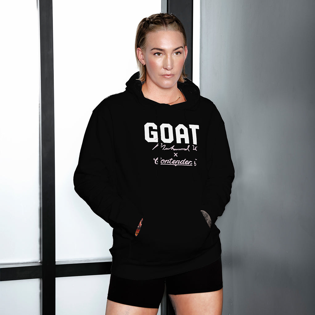MUHAMMAD ALI GOAT WOMEN'S PULLOVER HOODIE