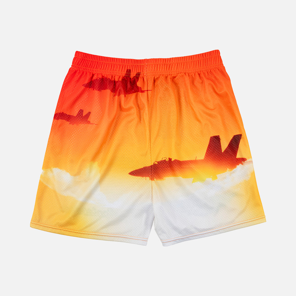 TOP GUN: MAVERICK JETS HORIZON MESH ACTIVE SHORTS