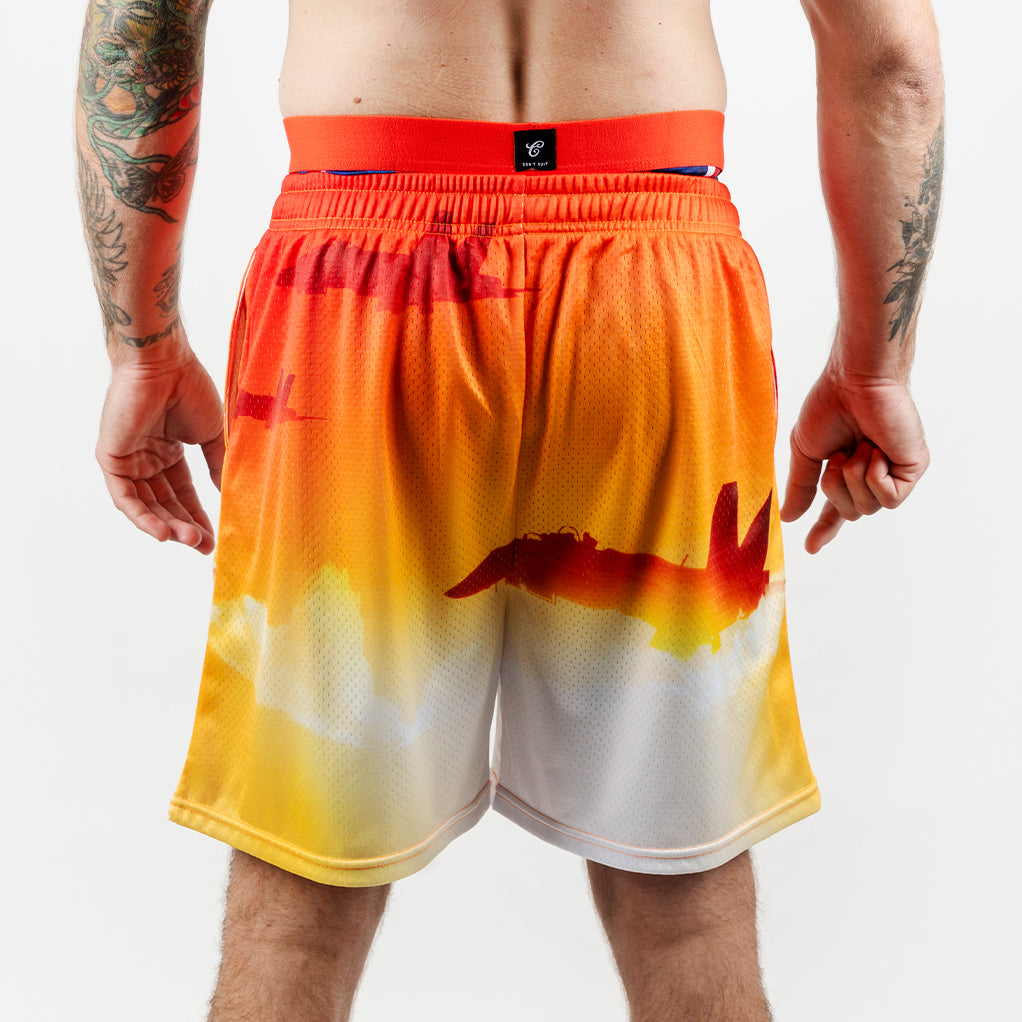 TOP GUN: MAVERICK JETS HORIZON MESH ACTIVE SHORTS