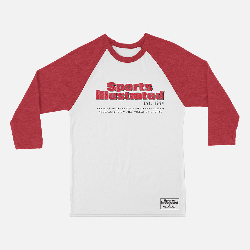 SPORTS ILLUSTRATED SI RETRO LOGO RAGLAN