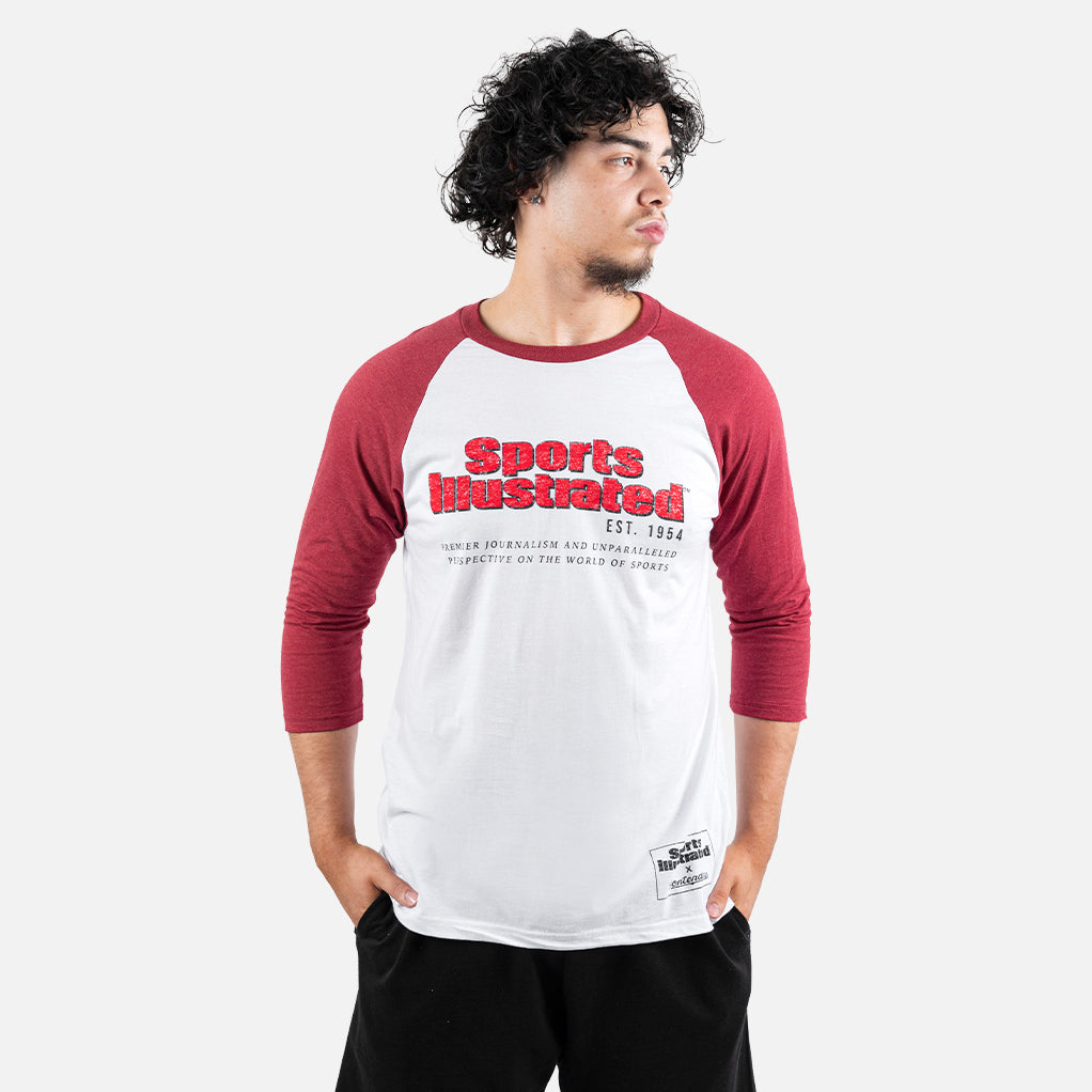 SPORTS ILLUSTRATED SI RETRO LOGO RAGLAN