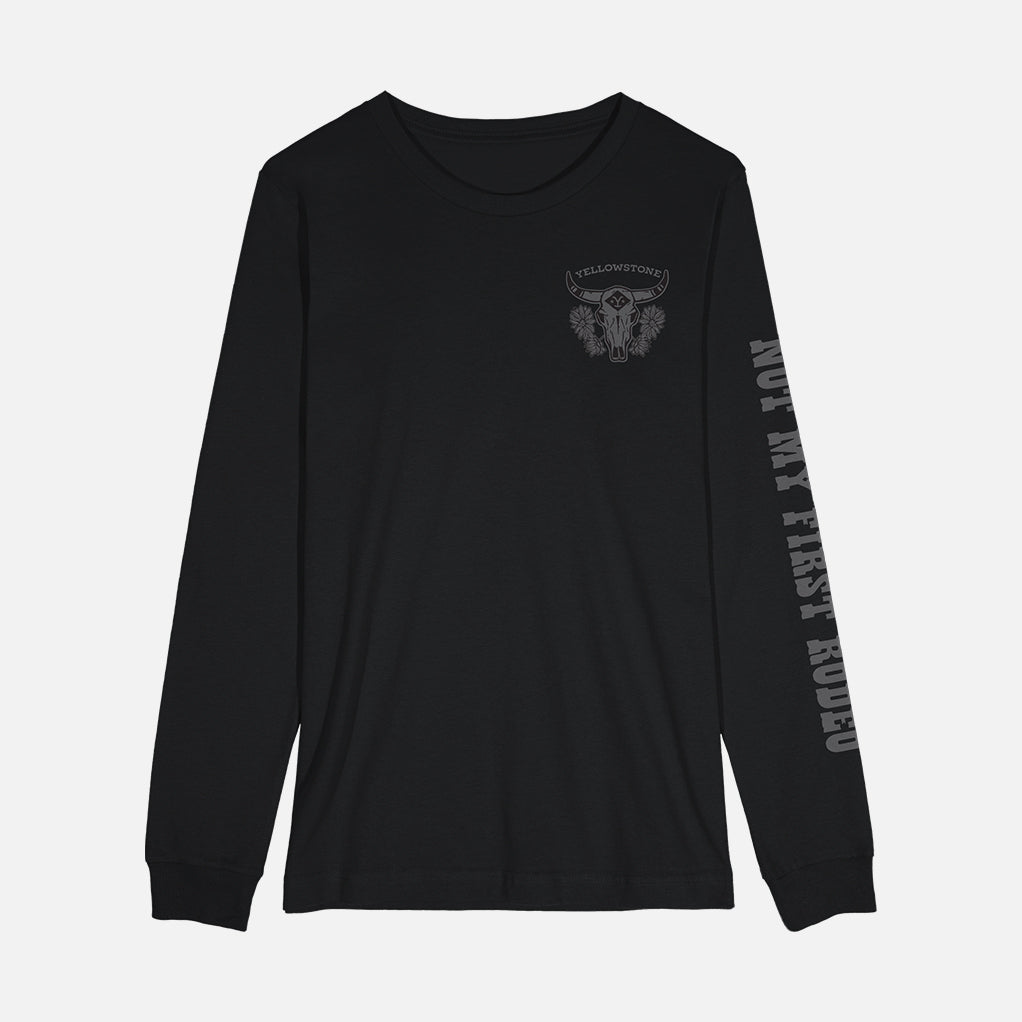 YELLOWSTONE BULL SKULL LONG SLEEVE SHIRT