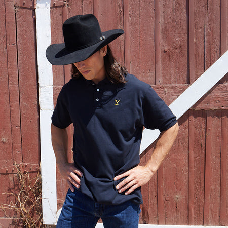 YELLOWSTONE BIG Y EMBROIDERED PIQUE' POLO