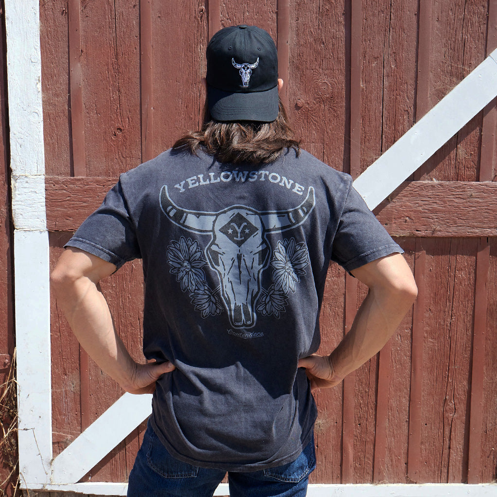 YELLOWSTONE BULL SKULL VINTAGE SHIRT
