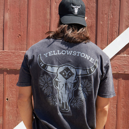 YELLOWSTONE BULL SKULL VINTAGE SHIRT