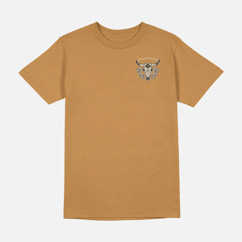 YELLOWSTONE BULL SKULL VINTAGE SHIRT