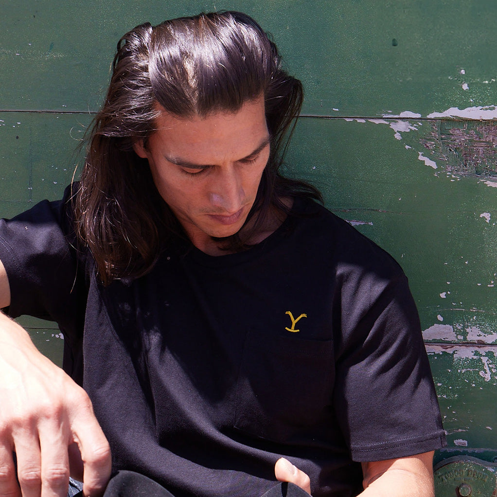 YELLOWSTONE BIG Y EMBROIDERED POCKET SHIRT