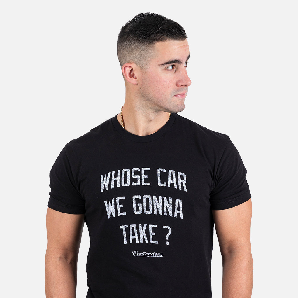 CONTENDERS WHOSE CAR SHIRT