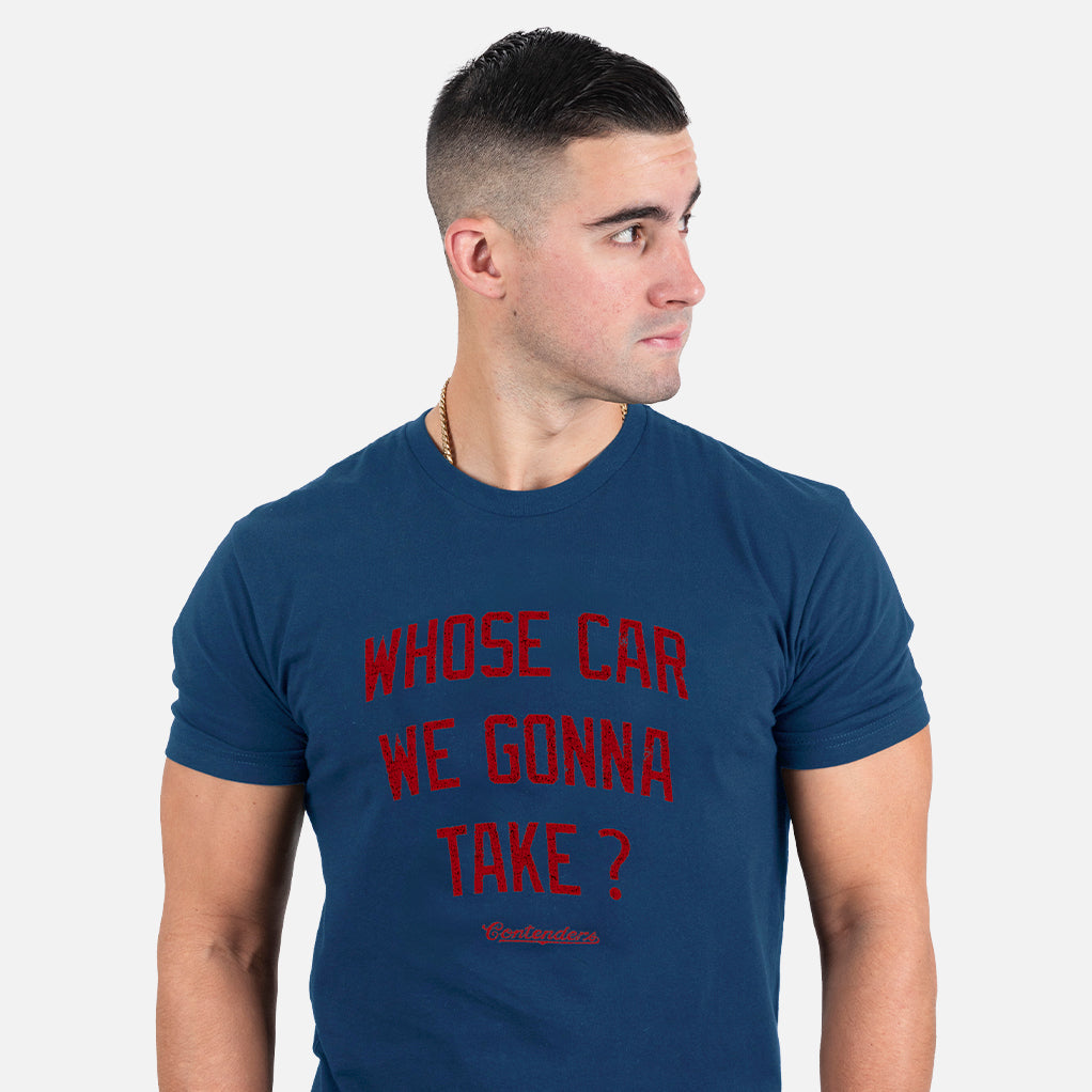 CONTENDERS WHOSE CAR SHIRT