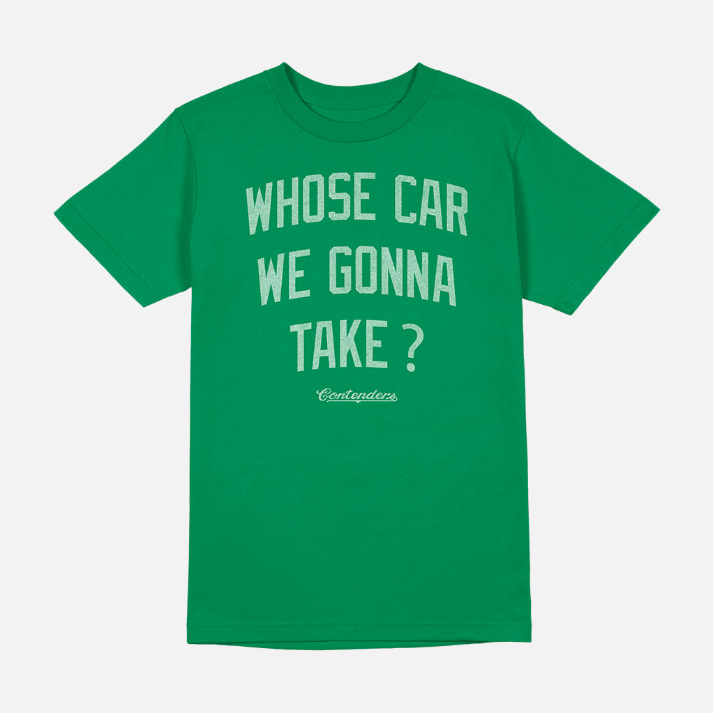CONTENDERS WHOSE CAR SHIRT