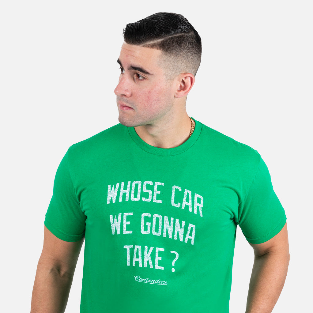CONTENDERS WHOSE CAR SHIRT