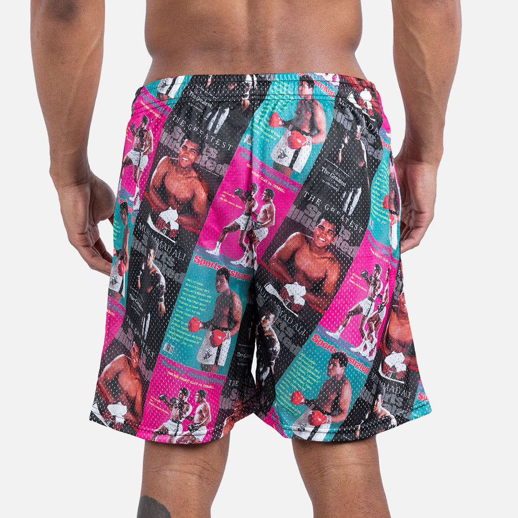 SPORTS ILLUSTRATED x ALI COVERS MESH ACTIVE SHORT