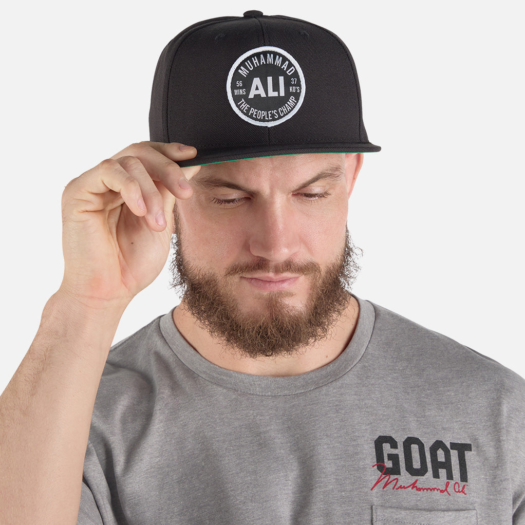 MUHAMMAD ALI PEOPLE&#39;S CHAMP STAMP SNAPBACK