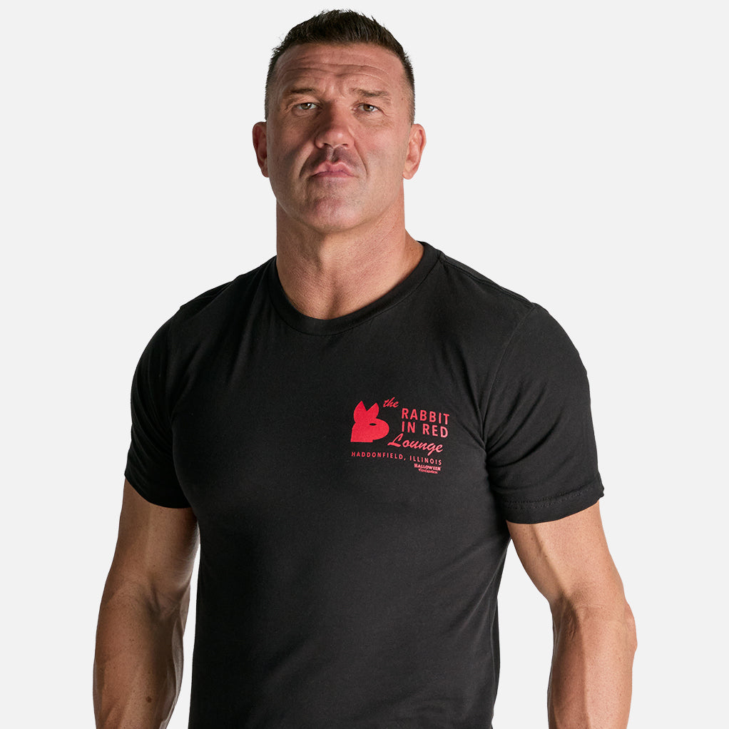 HALLOWEEN RABBIT IN RED SHIRT