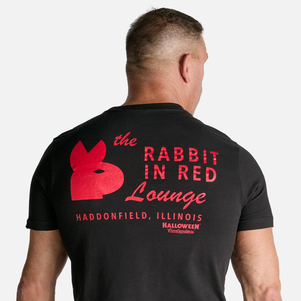 HALLOWEEN RABBIT IN RED SHIRT