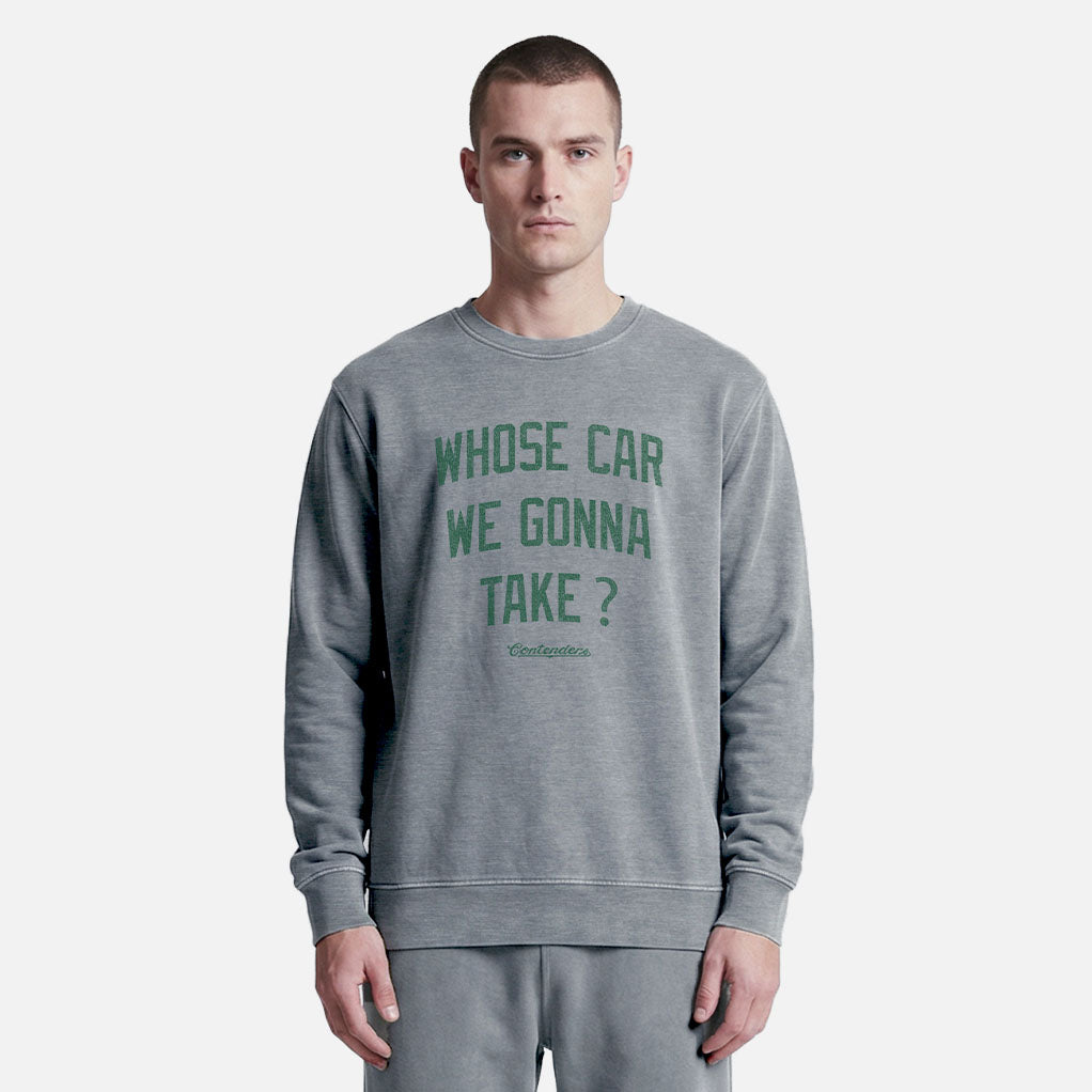 CONTENDERS WHOSE CAR CREWNECK