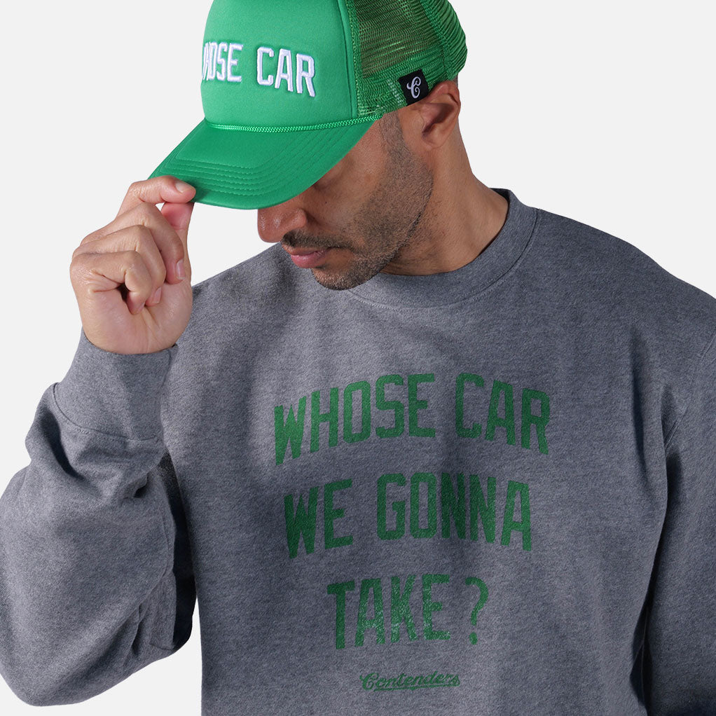 CONTENDERS WHOSE CAR CREWNECK