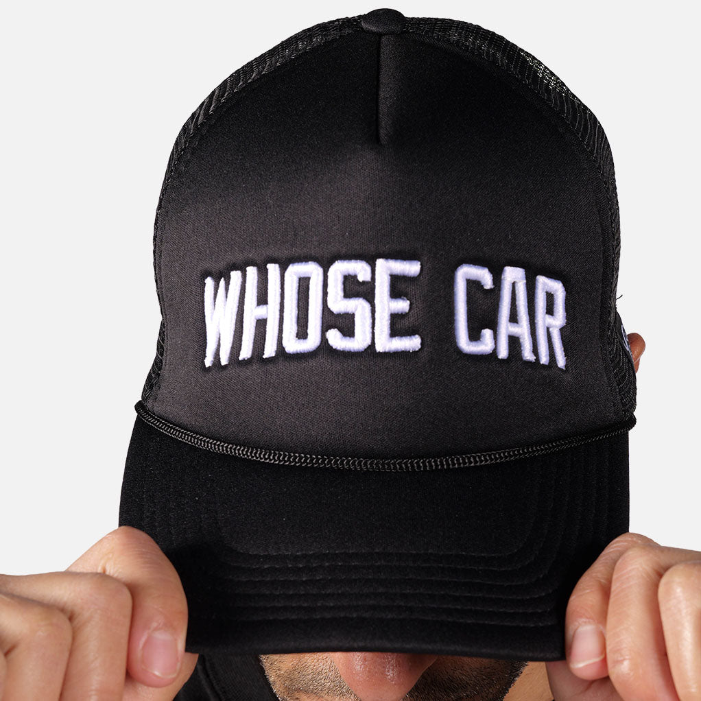 WHOSE CAR TRUCKER SNAPBACK