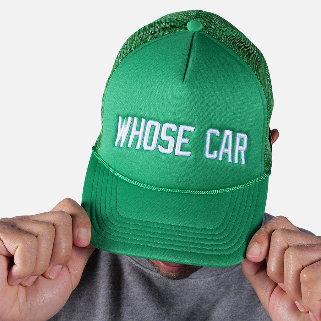 WHOSE CAR TRUCKER SNAPBACK