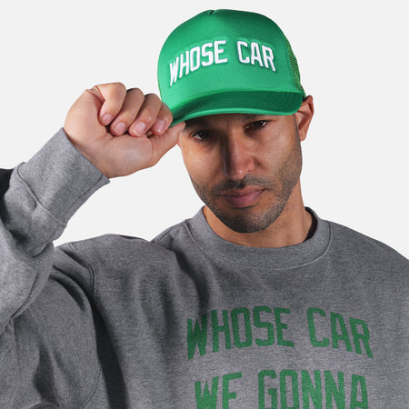 WHOSE CAR TRUCKER SNAPBACK