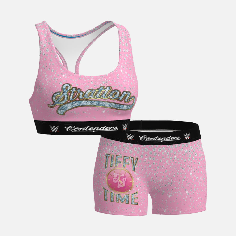 WWE TIFFANY STRATTON PINK DIAMOND SET