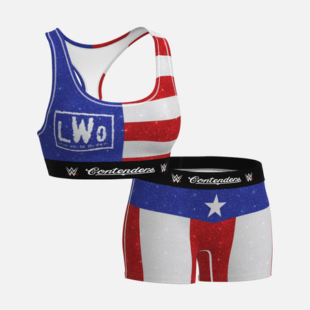 WWE ZELINA VEGA PUERTO RICO FLAG SET