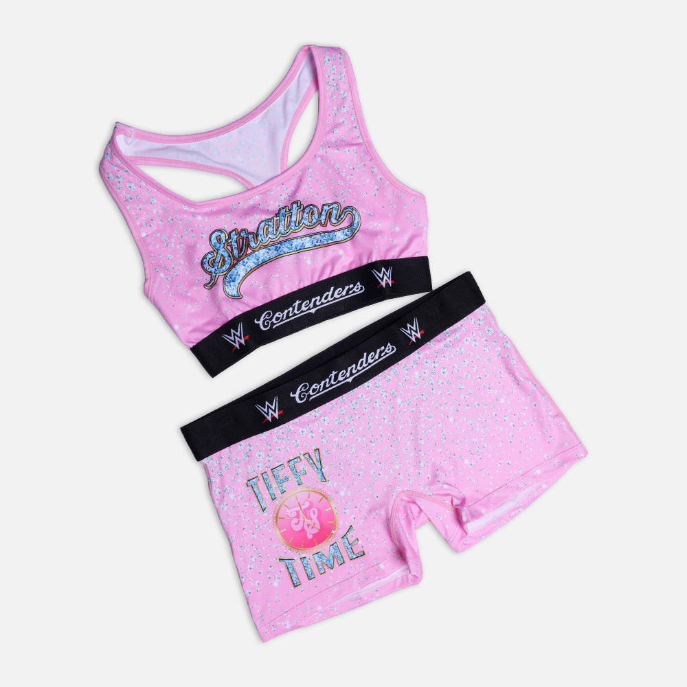 WWE TIFFANY STRATTON PINK DIAMOND SET