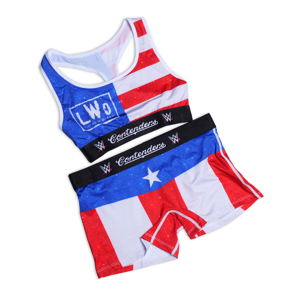 WWE ZELINA VEGA PUERTO RICO FLAG SPORTS BRA