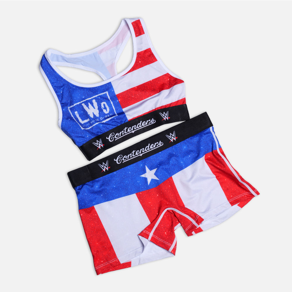 WWE ZELINA VEGA PUERTO RICO FLAG SET