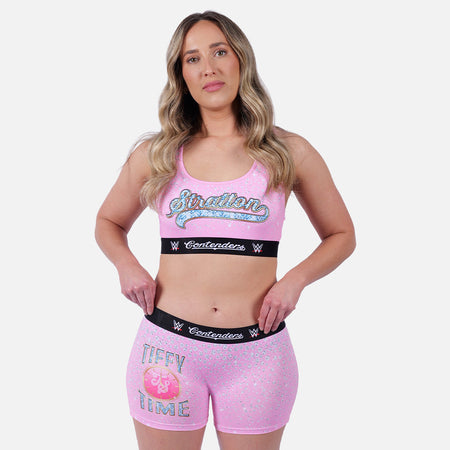 WWE TIFFANY STRATTON PINK DIAMOND SET