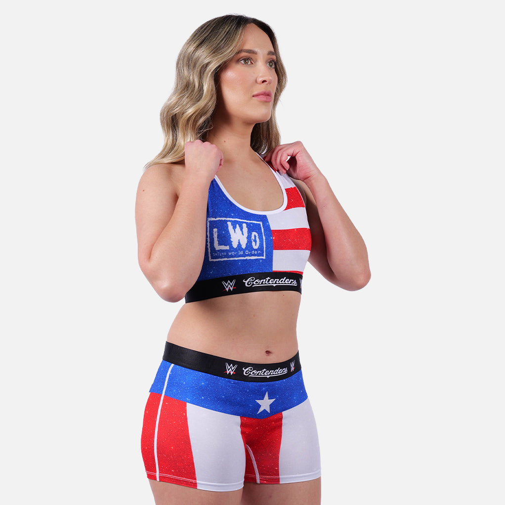 WWE ZELINA VEGA PUERTO RICO FLAG SET