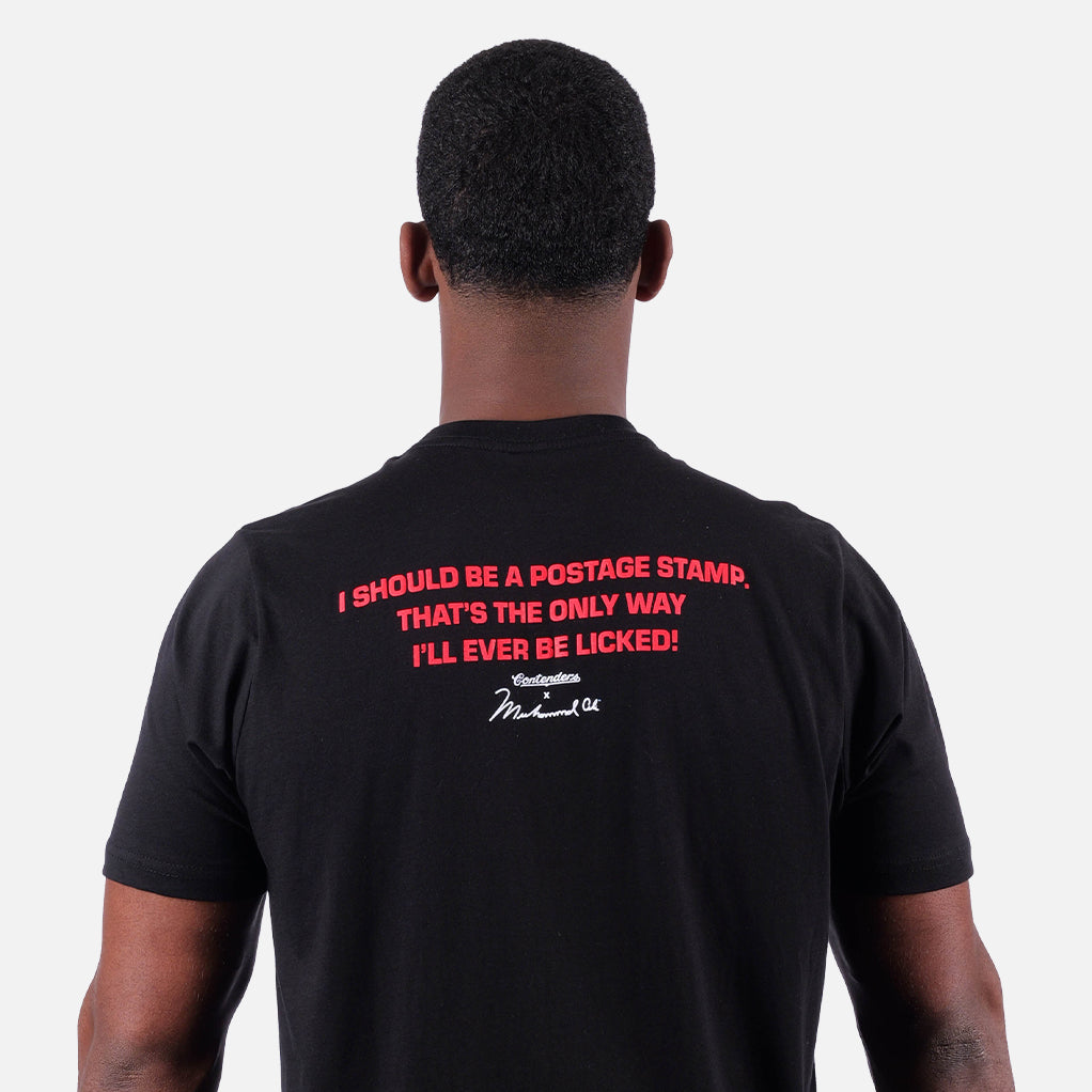 MUHAMMAD ALI POSTAGE STAMP SHIRT