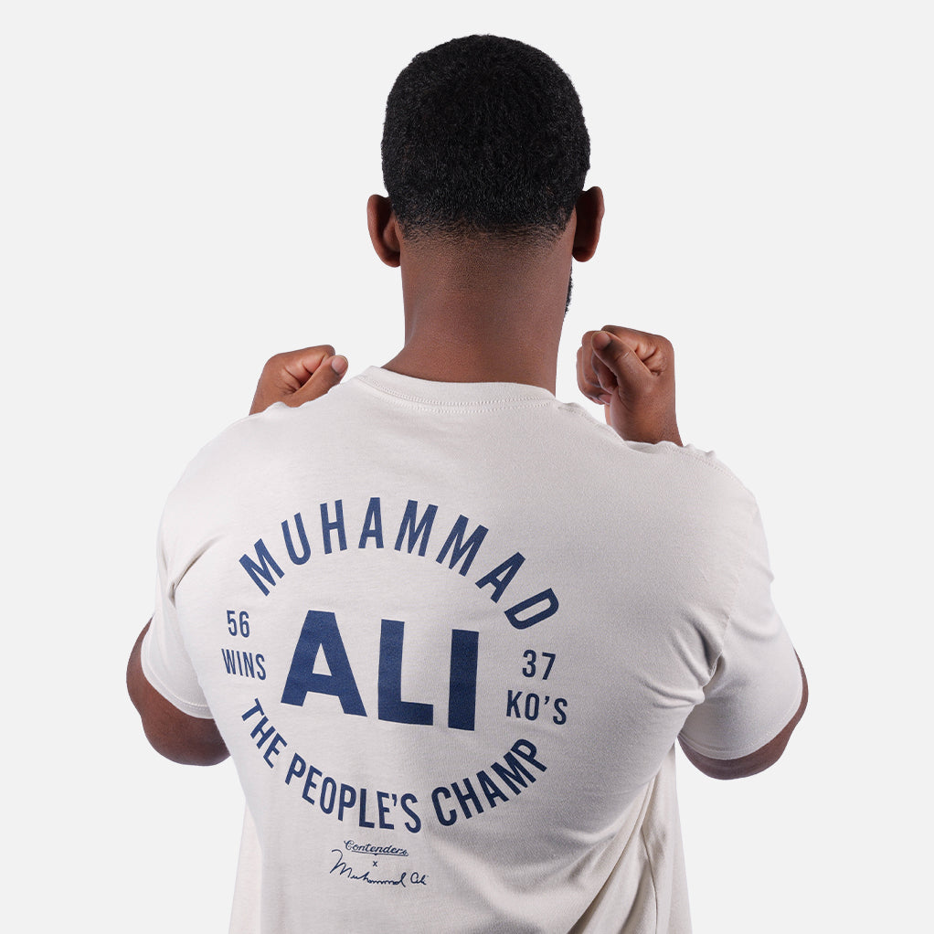 MUHAMMAD ALI PEOPLE'S CHAMP STAMP SHIRT