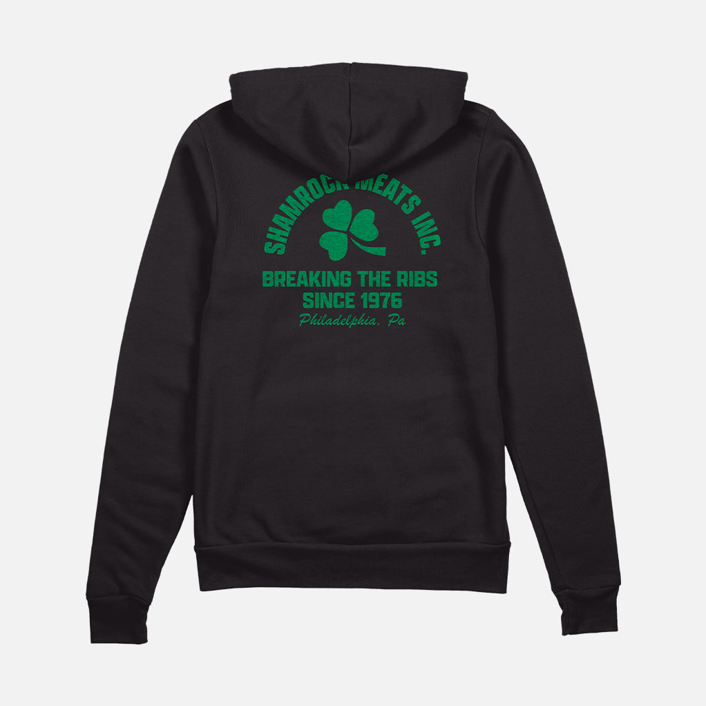 ROCKY SHAMROCK MEATS ZIP UP HOODIE