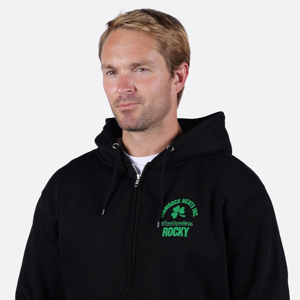 ROCKY SHAMROCK MEATS ZIP UP HOODIE