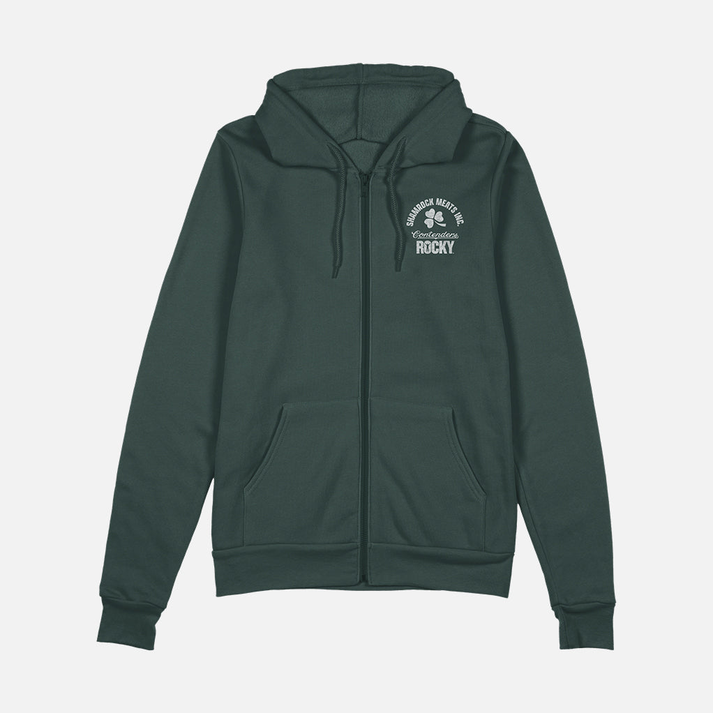 ROCKY SHAMROCK MEATS ZIP UP HOODIE