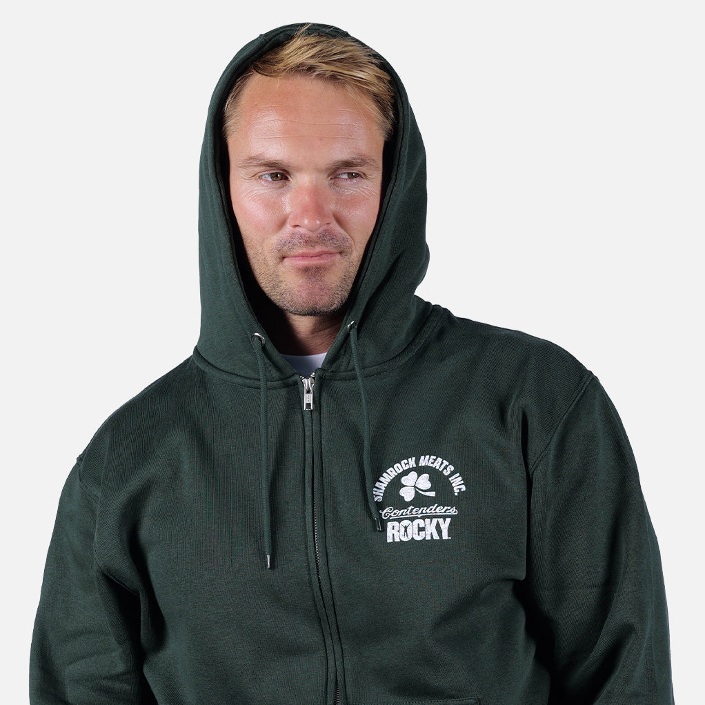 ROCKY SHAMROCK MEATS ZIP UP HOODIE