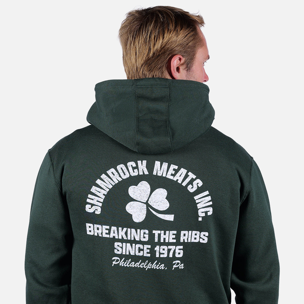 ROCKY SHAMROCK MEATS ZIP UP HOODIE