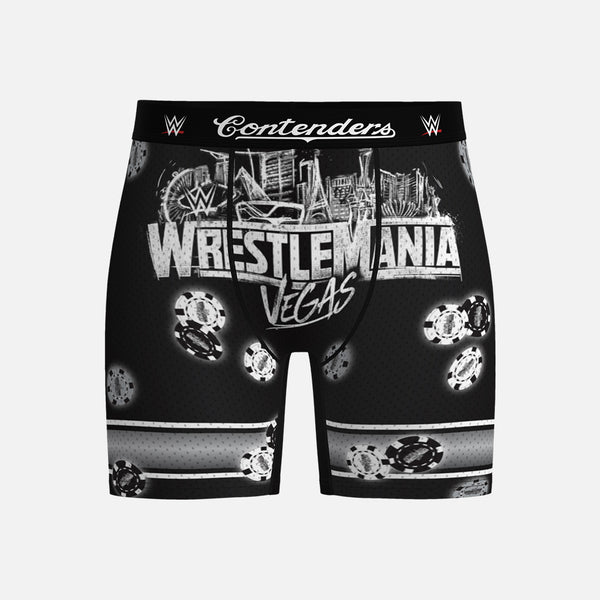WWE WRESTLEMANIA 42 SILVER & BLACK BRIEF - Contenders Clothing